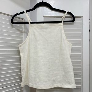 Madewell texture and thread white top. Size S.